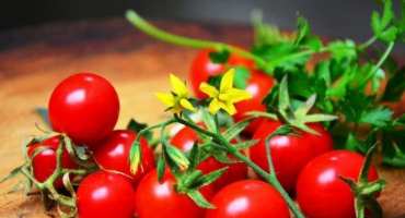 Tlačítko malá rajčata